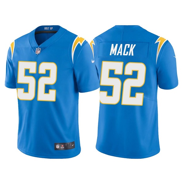 Los Angeles Chargers #52 Khalil Mack Blue Vapor Untouchable Limited Stitched Jersey - Zenithce