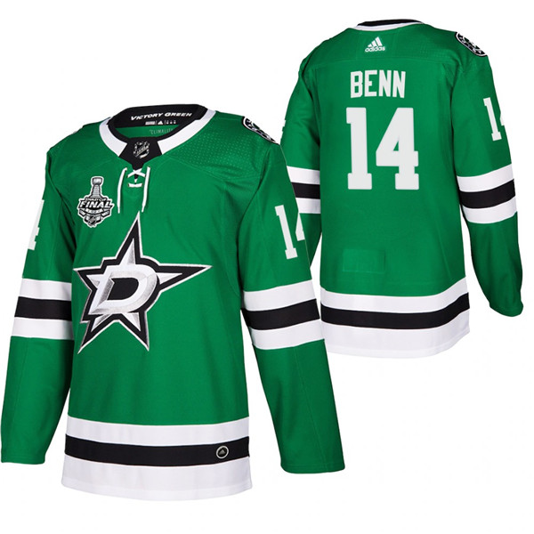 Dallas Stars 2020 Stanley Cup #14 Jamie Benn Final Bound Green Stitched Jersey - Zenithce