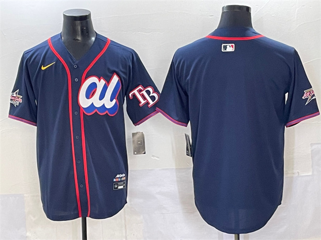 American League Tampa Bay Rays Blank Navy 2025 All-Star Edition Limited Stitched Jersey - Zenithce
