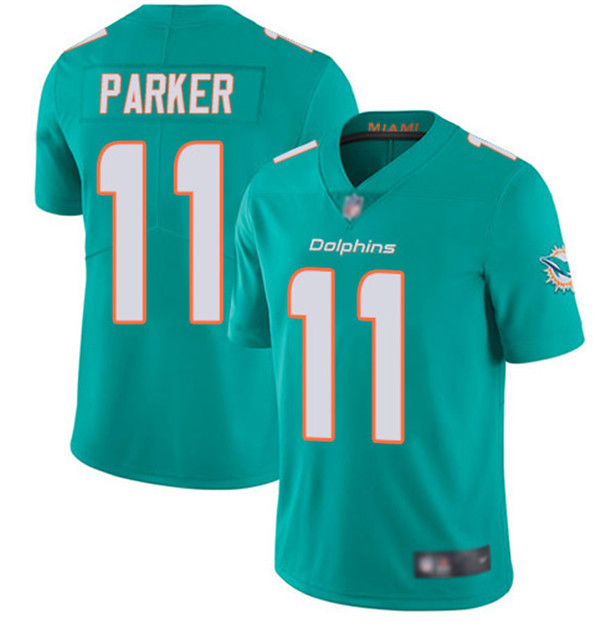 Miami Dolphins #11 DeVante Parker 2020 Aqua Vapor Limited Stitched Jersey - Zenithce