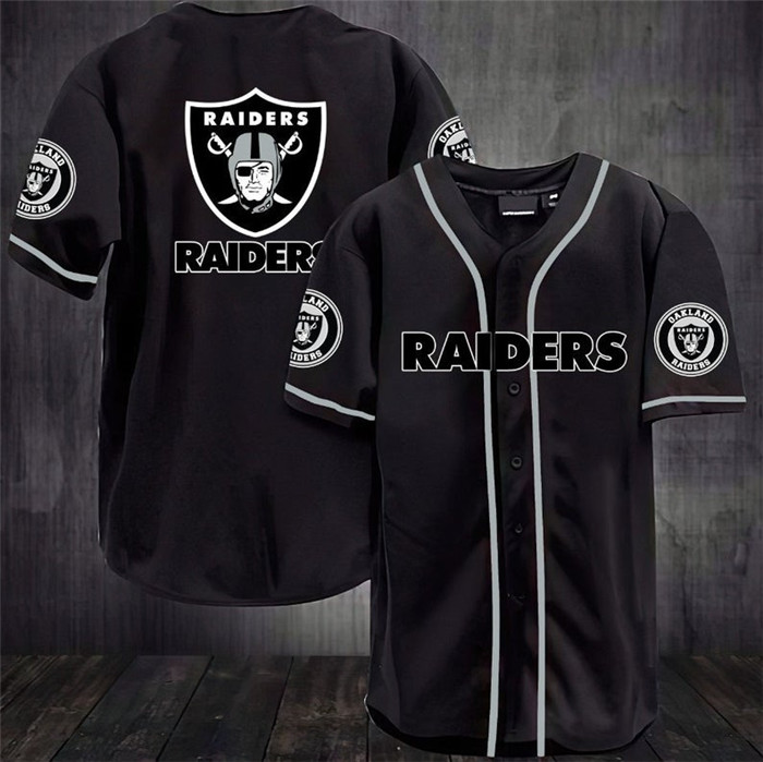 Las Vegas Raiders Baseball Stitched Jersey Shirt - Zenithce