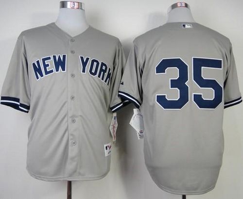 Yankees #35 Michael Pineda Grey Stitched Jersey - Zenithce