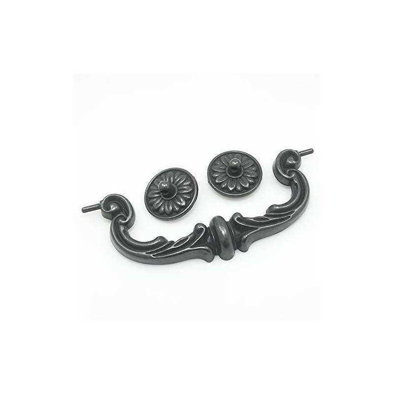 lbfeel ceramic drawer pulls handle 3.0 centers black white dresser Knob for kitchen cabinet pulls door furniture - Zenithce