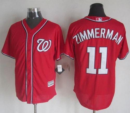 Nationals #11 Ryan Zimmerman Red New Cool Base Stitched Jersey - Zenithce