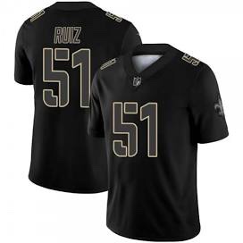 New Orleans Saints #51 Cesar Ruiz Black Impact Limited Stitched Jersey - Zenithce