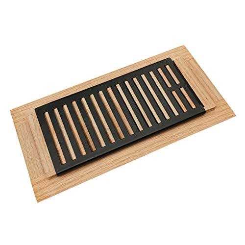 Razo Oak Wood Floor Register Drop in Vent with Damper - Zenithce
