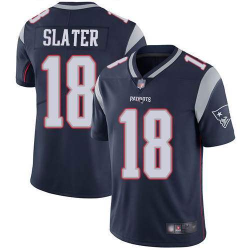 New England Patriots #18 Matthew Slater Navy Vapor Untouchable Limited Stitched Jersey - Zenithce