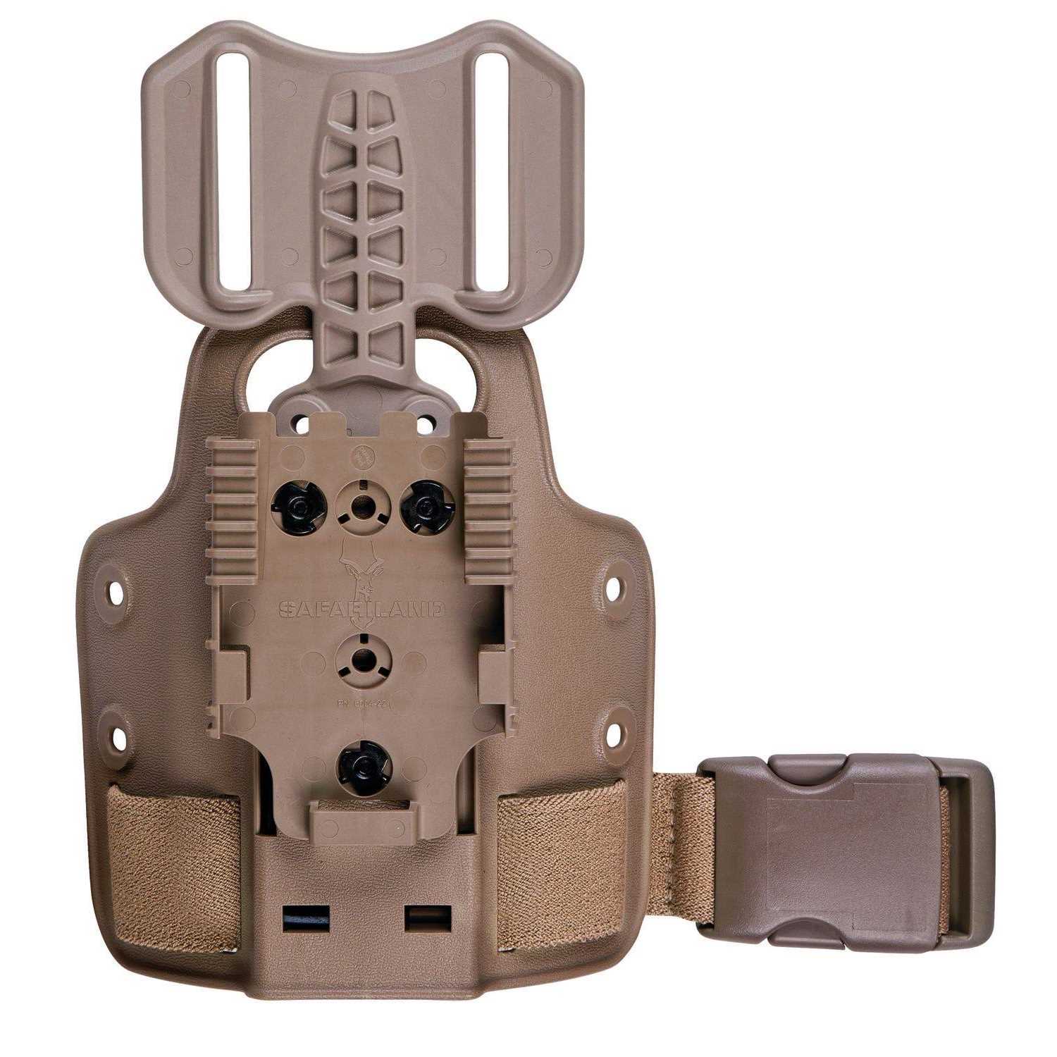 Safariland 6004-27 Single Strap Leg Shroud with Drop Flex Adapter & QLS 22 - Zenithce