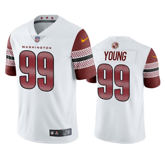 Washington Commanders #99 Chase Young White Vapor Untouchable Stitched Football Jersey - Zenithce