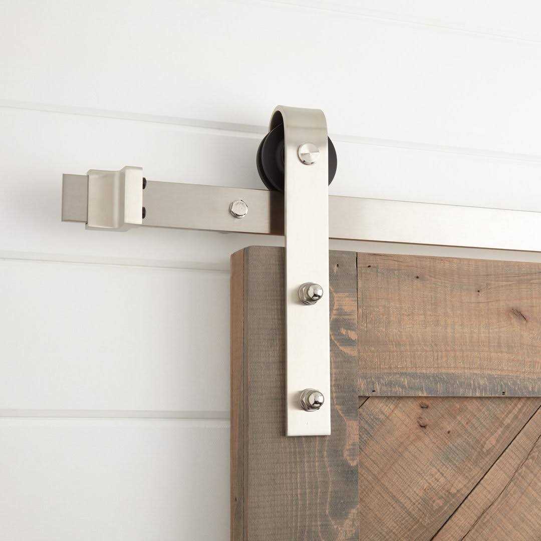 Signature Hardware Hal Single Bypass Barn Door Hardware Kit - Zenithce