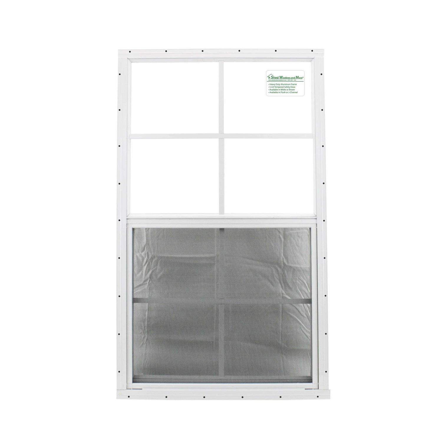 Shed Windows and More 14 X 21 White Flush Mount - Zenithce