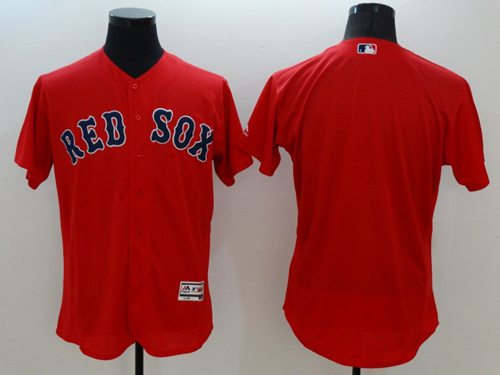 Red Sox Blank Red Flexbase Authentic Collection Stitched Jersey - Zenithce