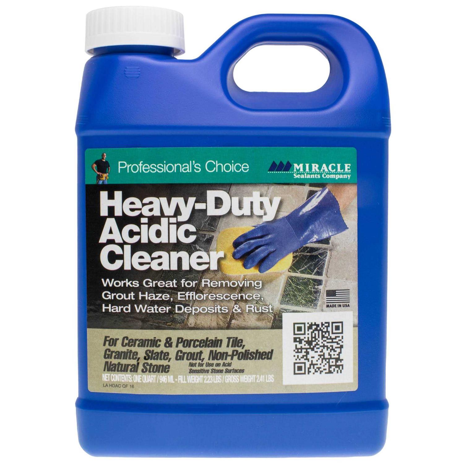 Miracle Sealants Heavy Duty Acid Cleaner HDAC6QT - Zenithce