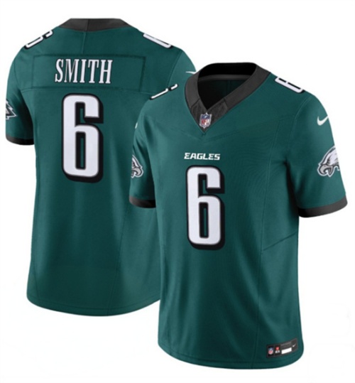 Philadelphia Eagles #6 DeVonta Smith Green 2024 New F.U.S.E. Vapor Untouchable Limited Jersey - Zenithce