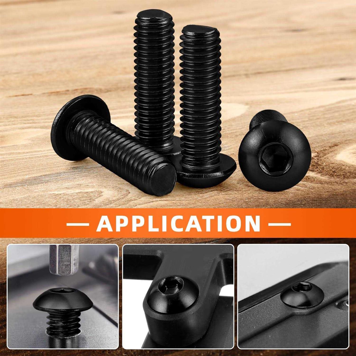 MewuDecor Button Head Socket Cap Screws - Zenithce
