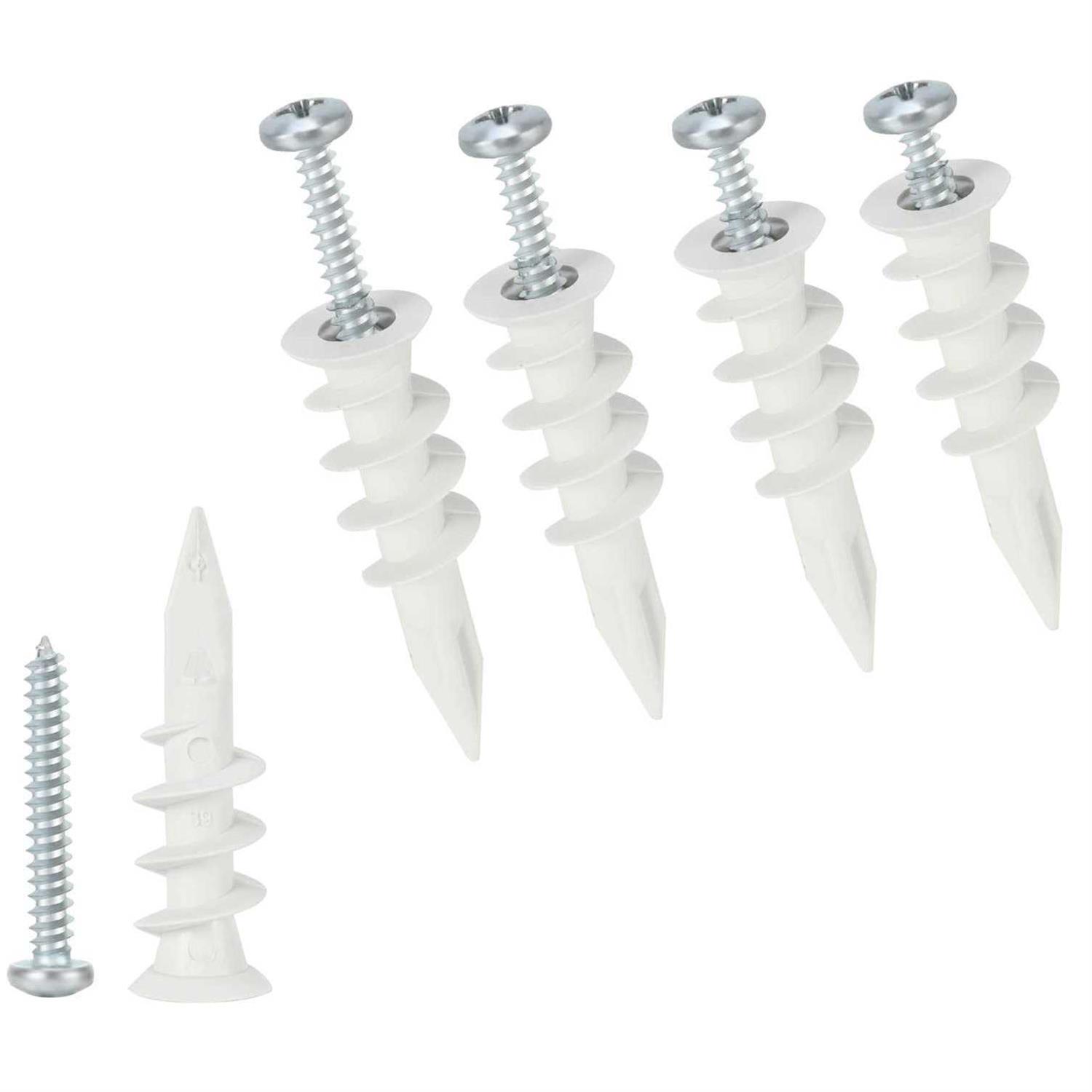 Self Drilling Drywall Plastic Anchors with Screws - Zenithce