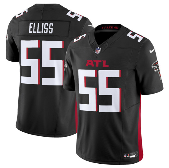 Atlanta Falcons #55 Kaden Elliss Black 2025 F.U.S.E. Vapor Untouchable Limited Stitched Jersey - Zenithce
