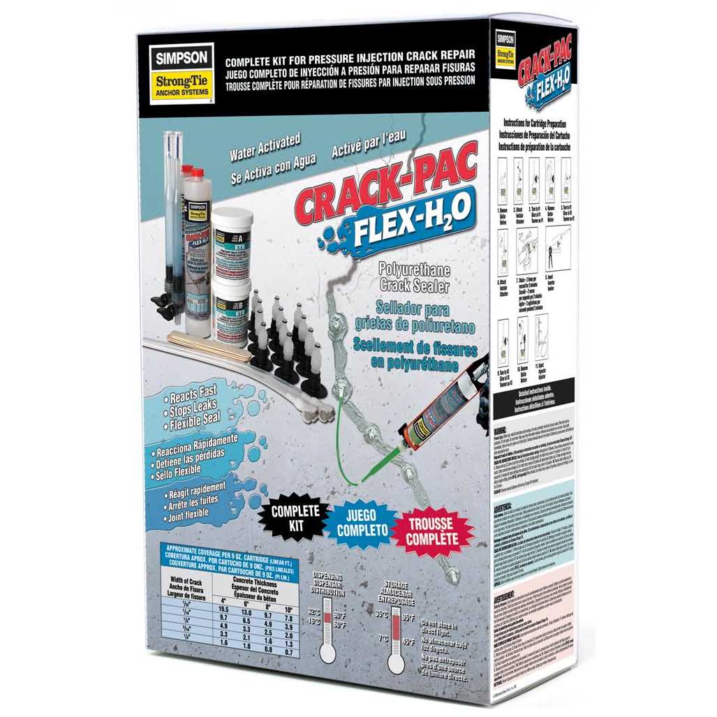 Simpson Strong-Tie CPFH09 Crack-Pac Flex-H2O Polyurethane Crack Sealer - Zenithce