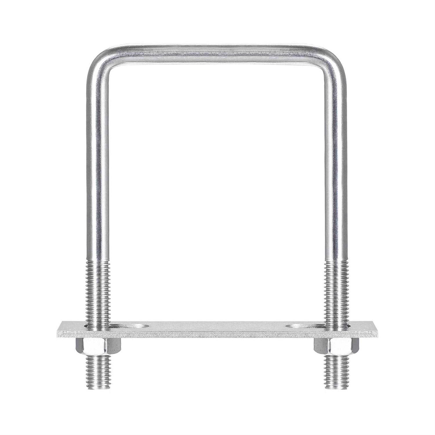 uxcell Square U Bolts, W Nuts and Plate - Zenithce
