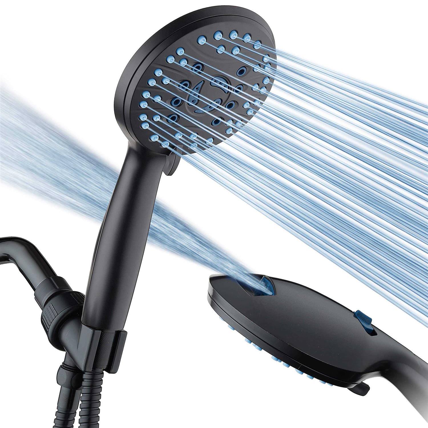Hotel Spa AquaCare High Pressure 8-mode Handheld Shower Head - Zenithce