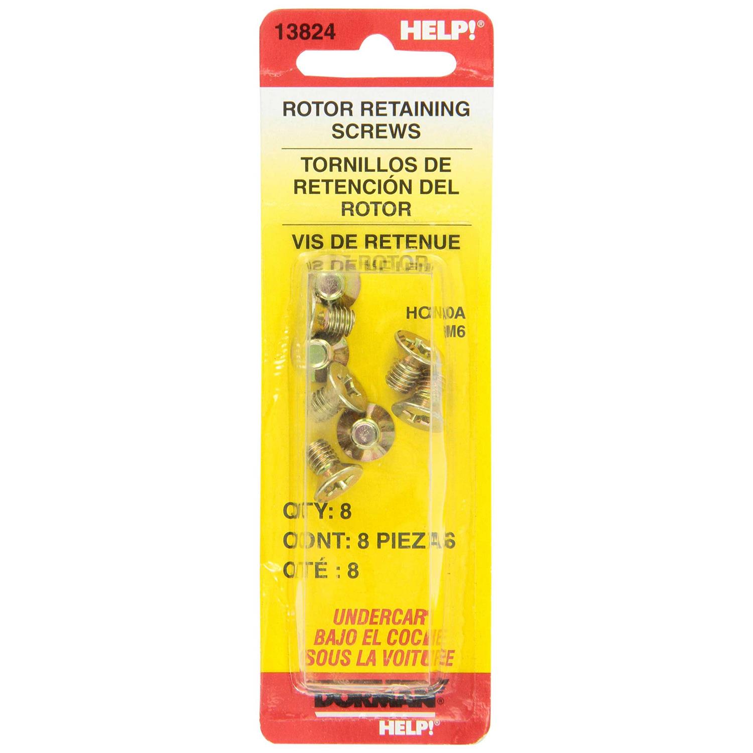 Dorman 13823 Disc Brake Rotor Retaining Screws - Zenithce