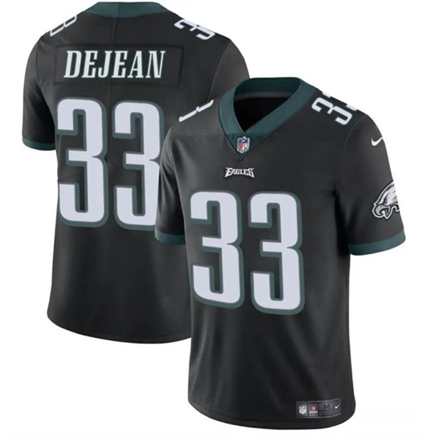 Philadelphia Eagles #33 Cooper DeJean Black 2024 Draft Vapor Untouchable Limited Stitched Jersey - Zenithce