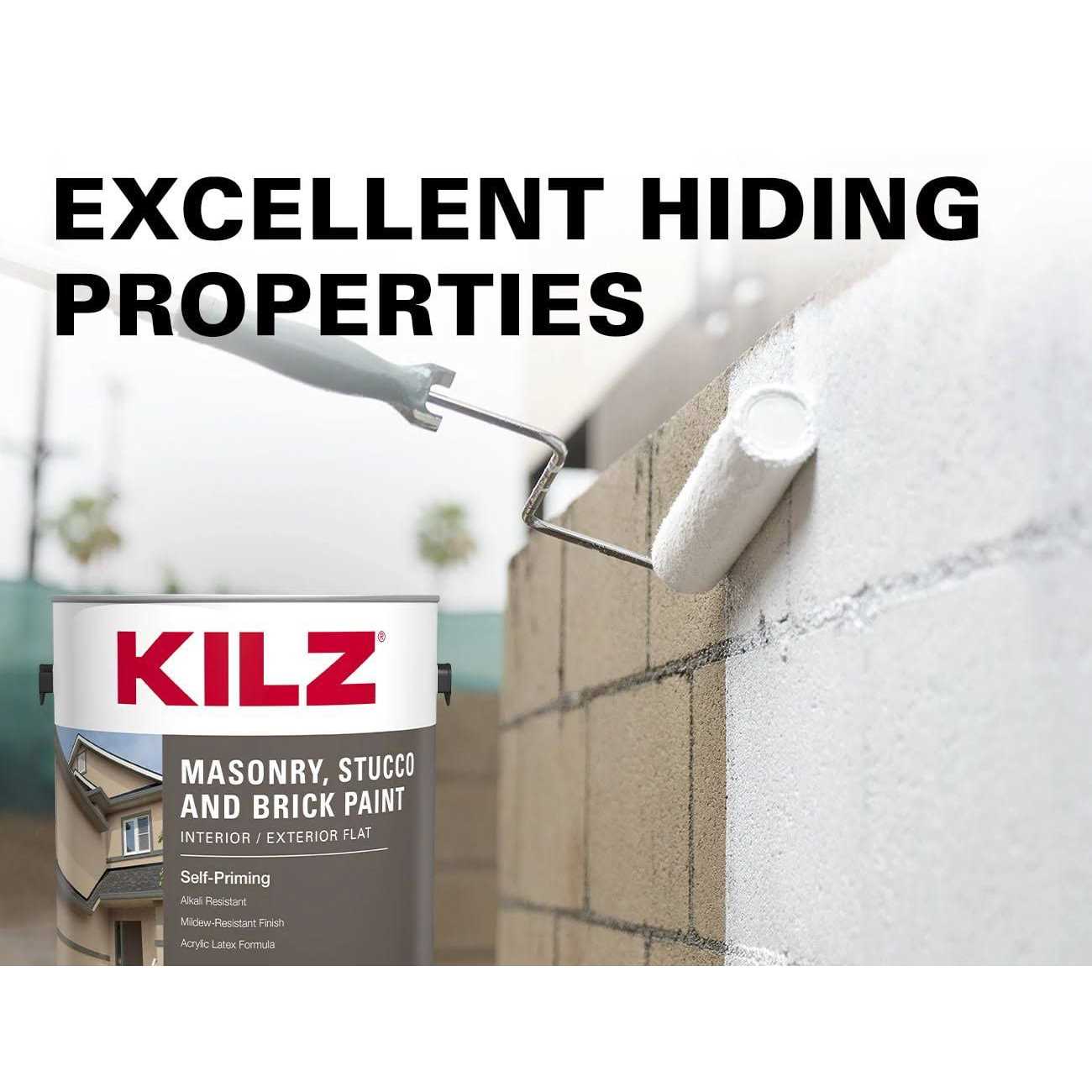 Kilz Self-Priming Masonry, Stucco and Brick Paint - Zenithce