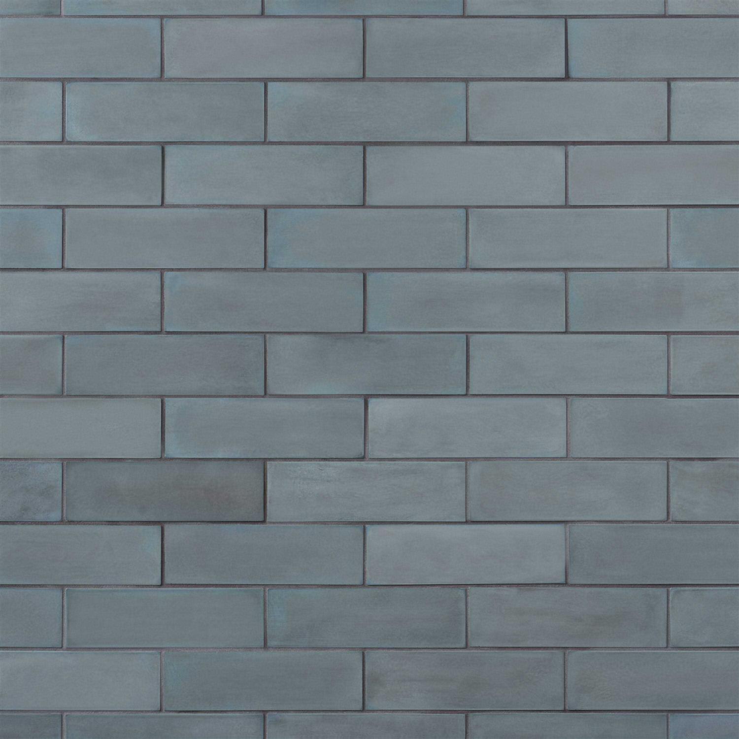 Ivy Hill Tile Vibe 2.36 in. x 7.87 in. Glossy Lava Stone Cement Subway Wall Tile - Zenithce