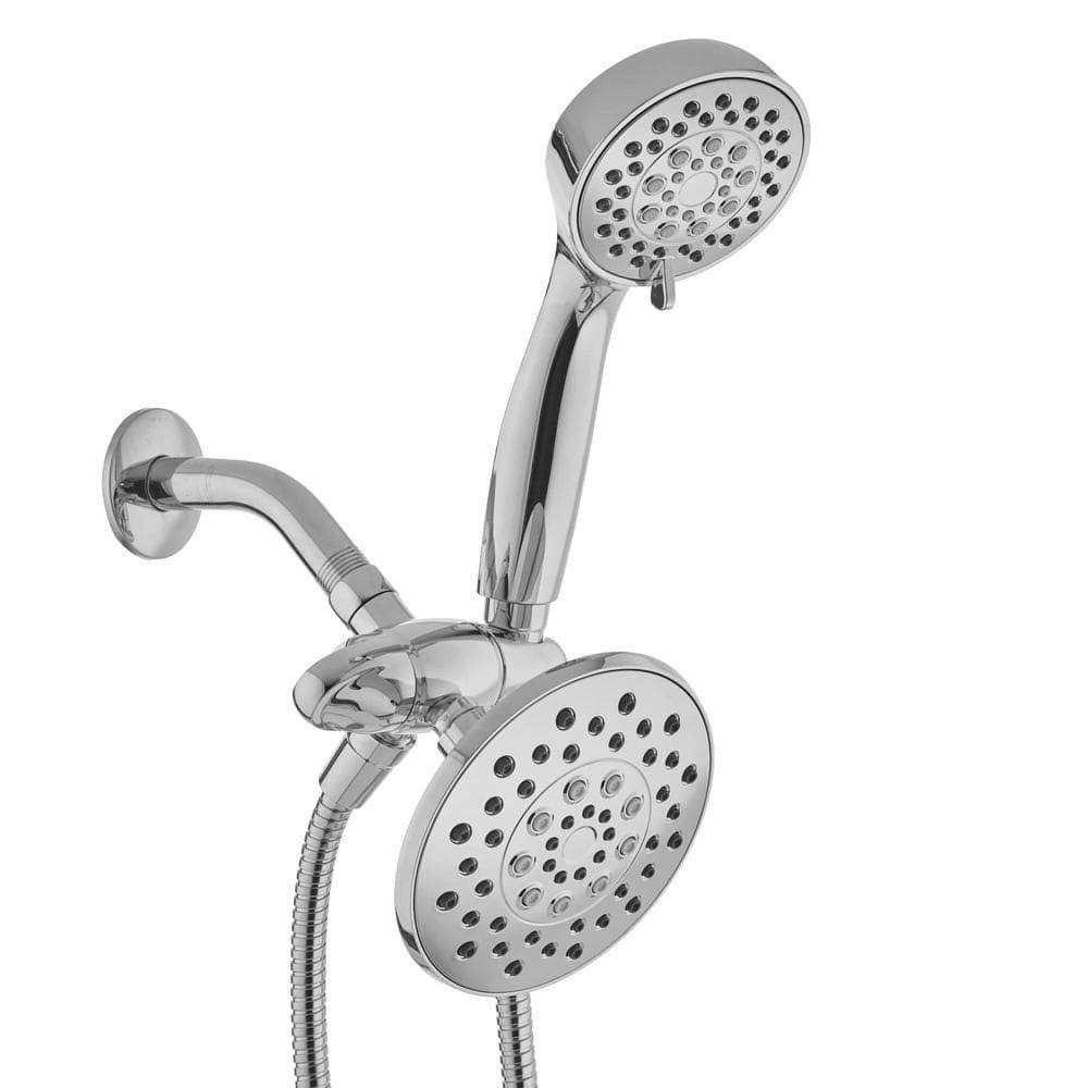 Glacier Bay 6-Spray 3.7 in. Single Wall Mount Handheld Adjustable Show - Zenithce
