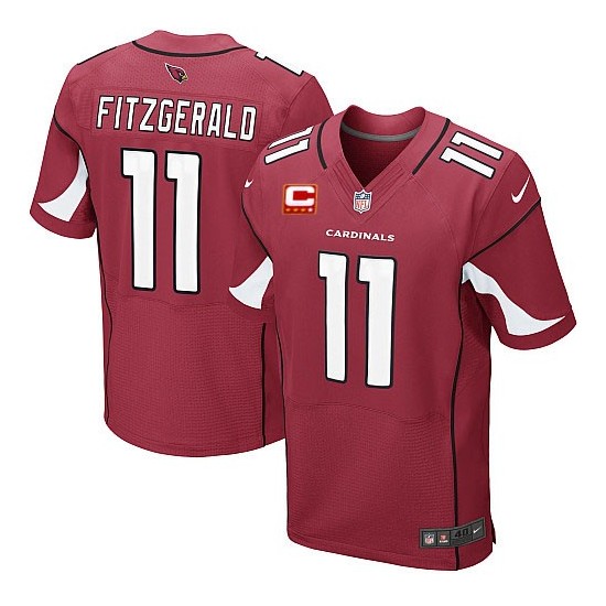 Arizona Cardinals #11 Larry Fitzgerald With C Patch Red Limited Stitched Jersey - Zenithce