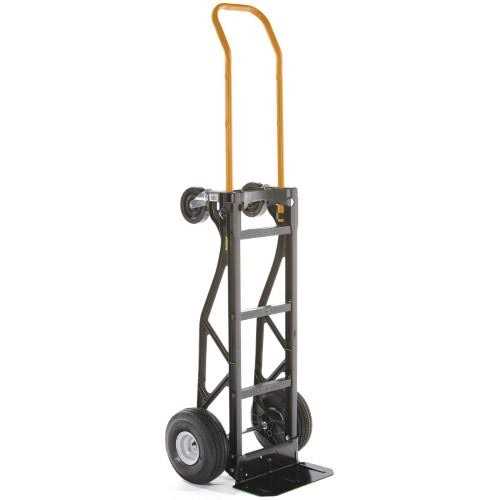 Harper Super Steel 1000 lb Capacity Flat-Free Heavy Duty Dual Handle Hand Truck H51T86 - Zenithce