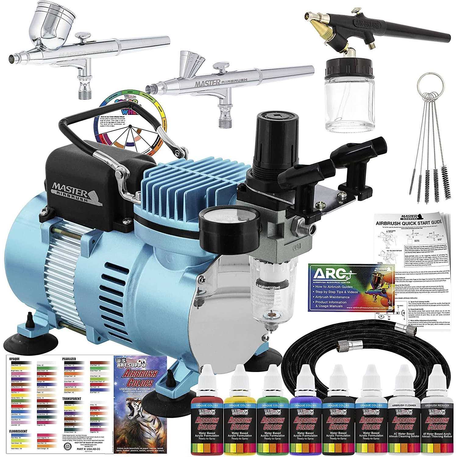 Master Airbrush Airbrush Compressor AIR Regulator with Water-trap Filter - Zenithce