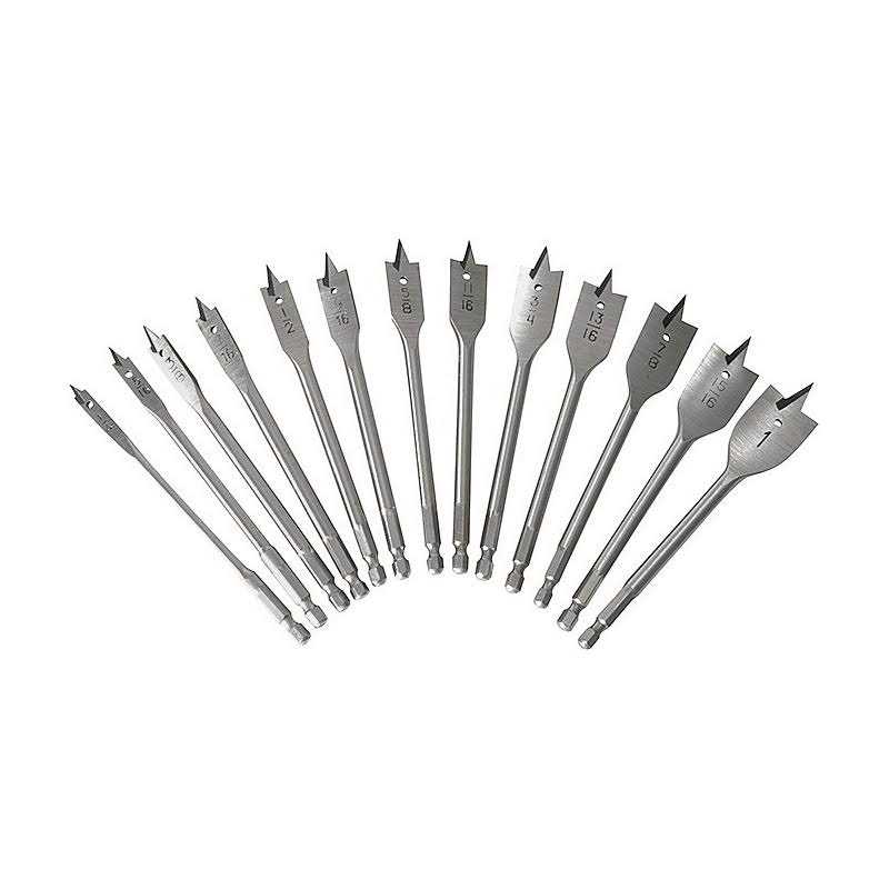 Warrior Steel Large Diameter Spade Bit Set 4 Pc - Zenithce