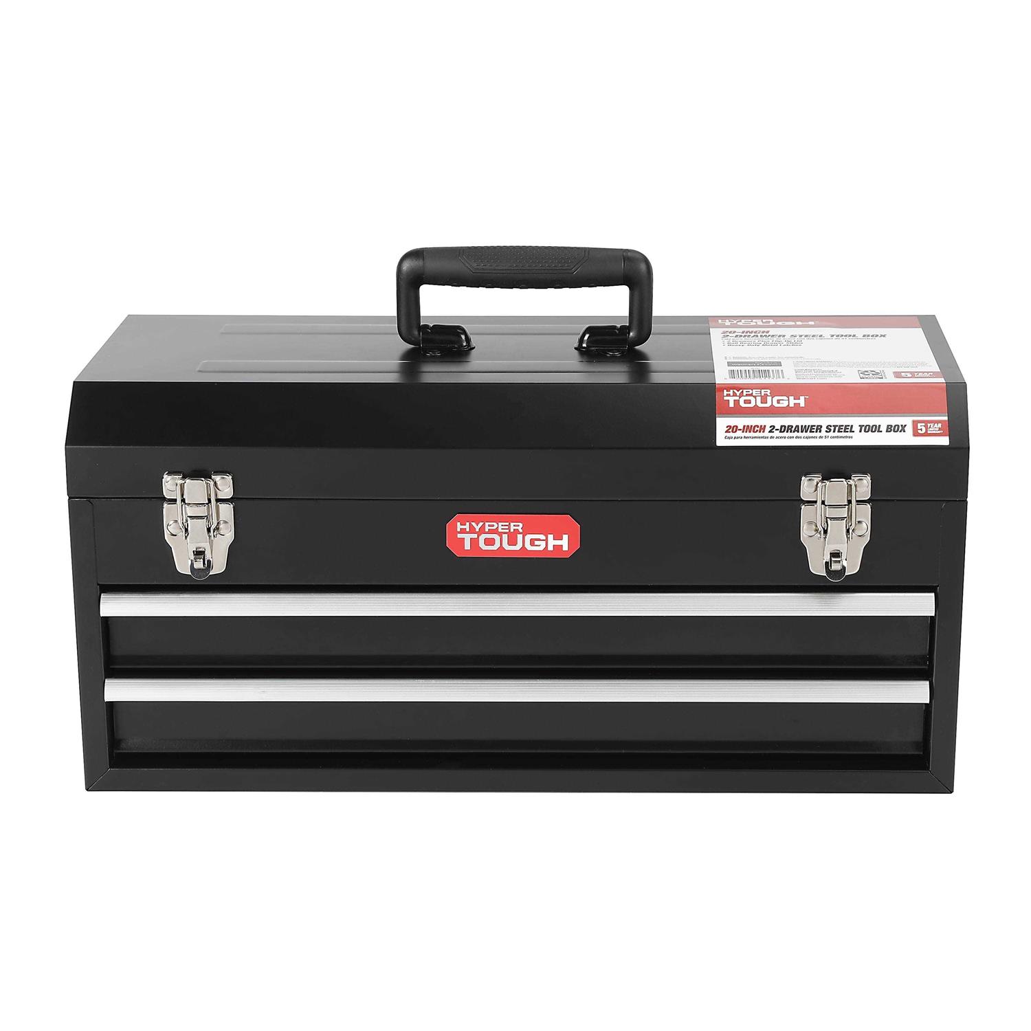 Hyper Tough 20-In 5-Drawer Rolling Tool Chest Cabinet Combo w/ Riser - Zenithce