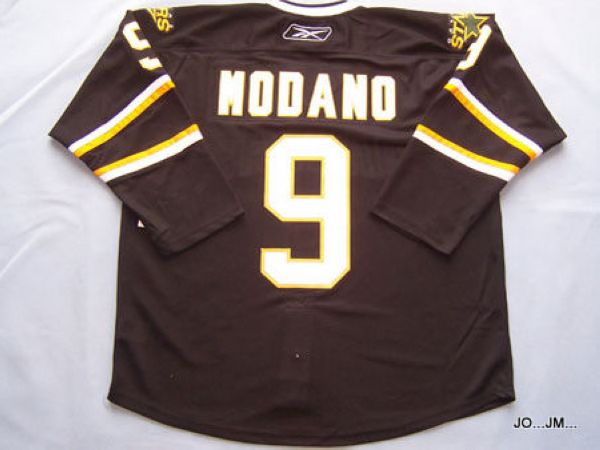 Stars #9 Mike Modano Stitched Black Jersey - Zenithce