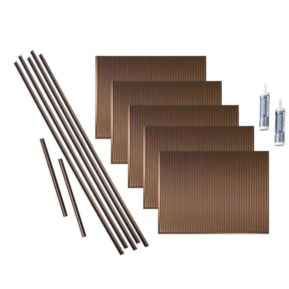 Fasade Portrait Decorative Vinyl 2ft x 4ft Glue Up Ceiling Tile - Zenithce