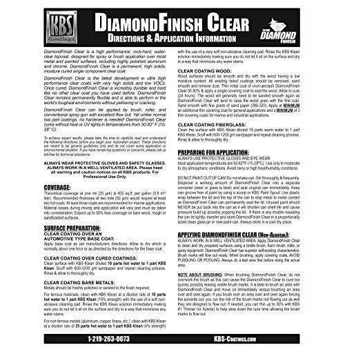 KBS Coatings DiamondFinish Clear Coat - Zenithce