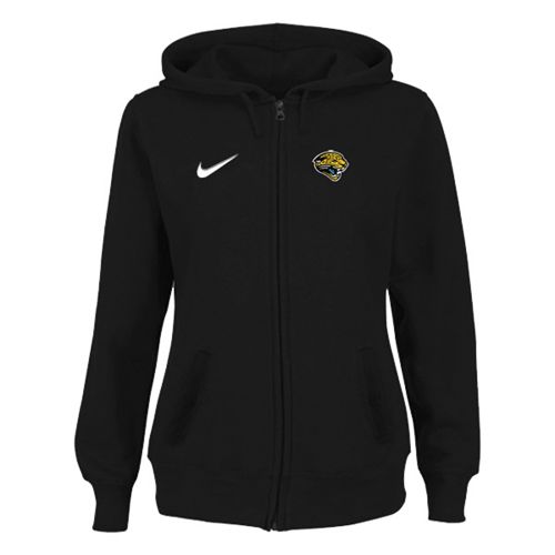 Women's Jacksonville Jaguars Stadium Rally Full Zip Hoodie Black - Zenithce