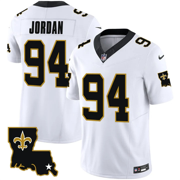 New Orleans Saints #94 Cameron Jordan White 2023 F.U.S.E. 1987 Legacy Vapor Stitched Jersey - Zenithce