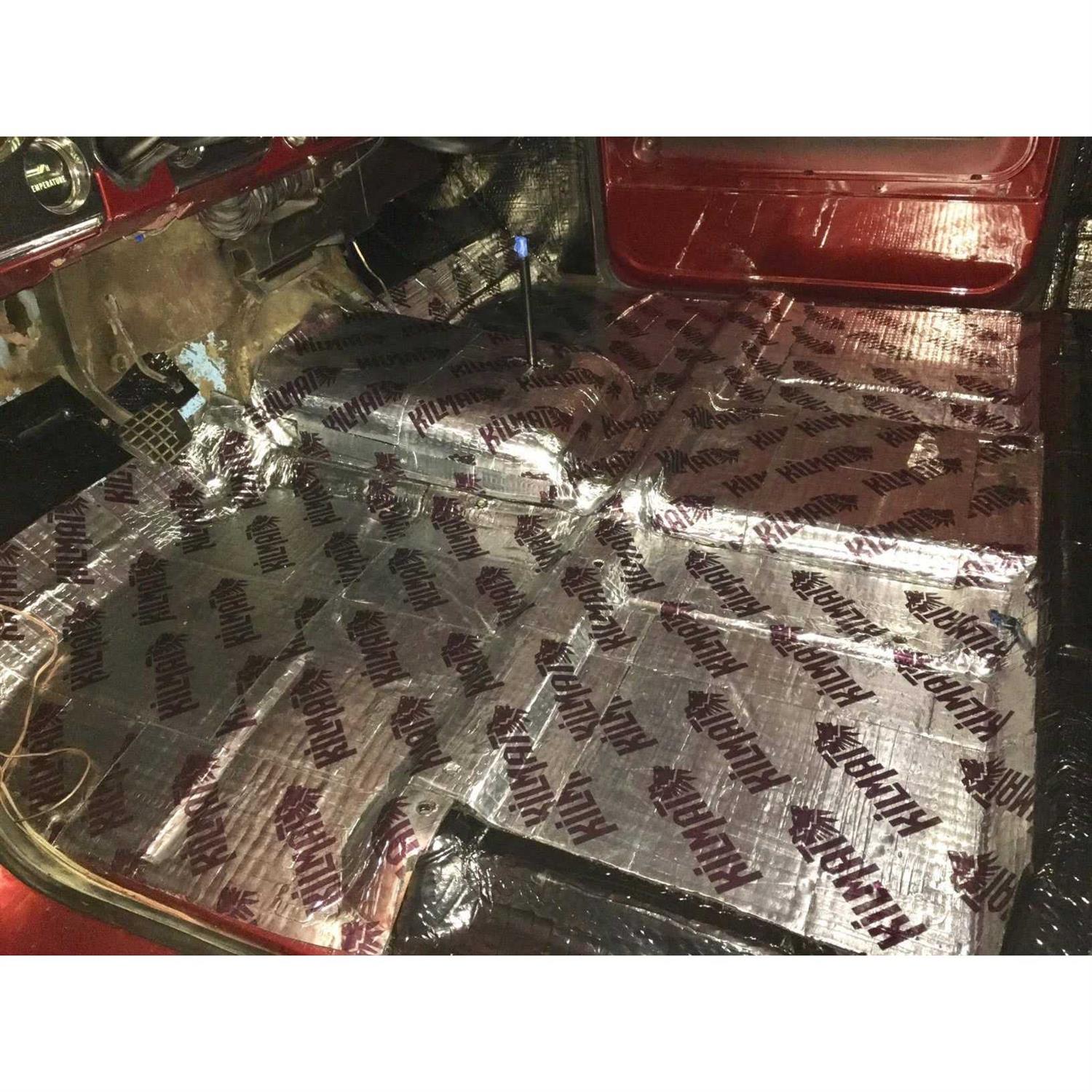 Kilmat 50 mil 50 sqft Car Sound Deadening Mat, butyl automotive Sound Deadener, audio Noise Insulation and dampening - Zenithce