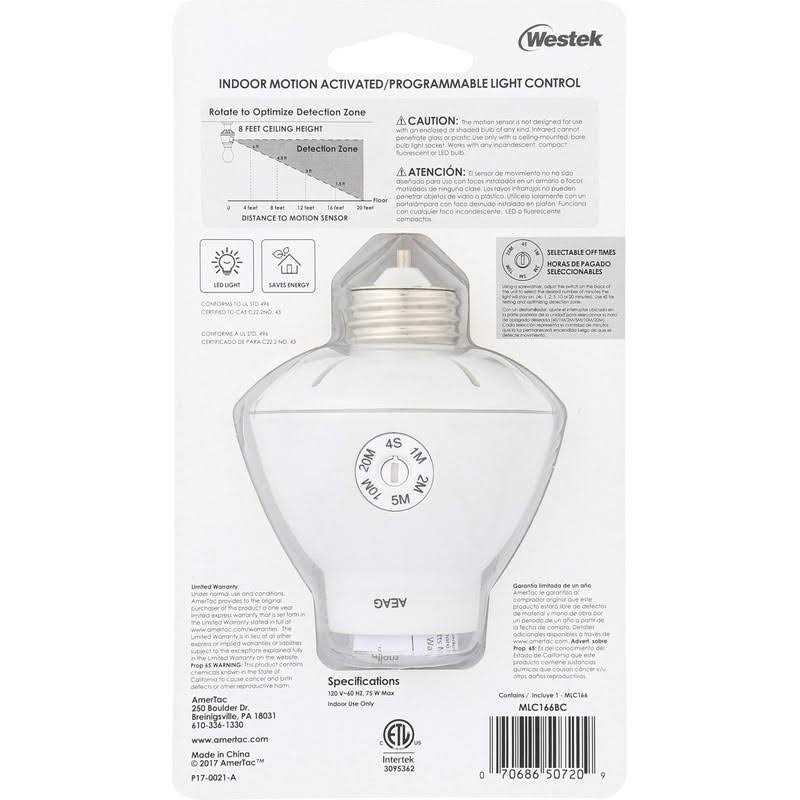 Westek LumiCover White 1-Gang Plastic Duplex Nightlight Wall Plate - Zenithce
