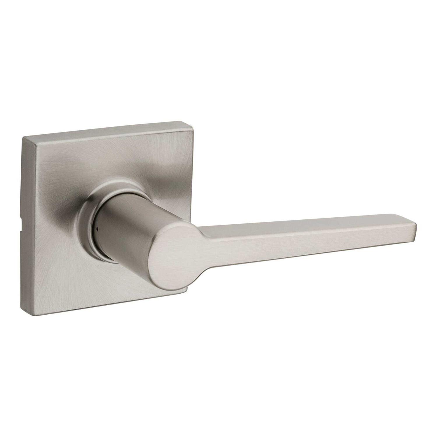 Kwikset SL1000DALSQT Safelock Daylon Passage Door Lever Set with Square Rose - Zenithce