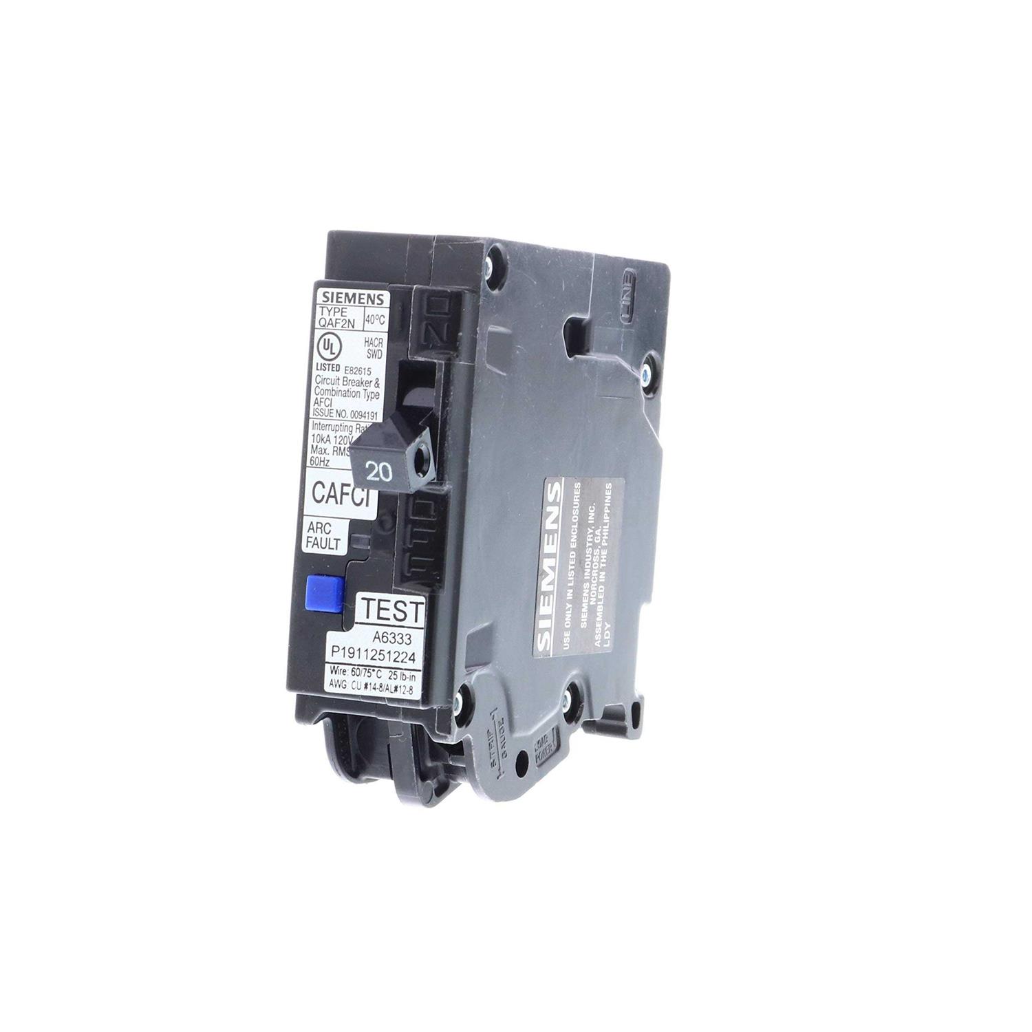 Siemens QA120AFC Arc Fault Circuit Breaker - Zenithce