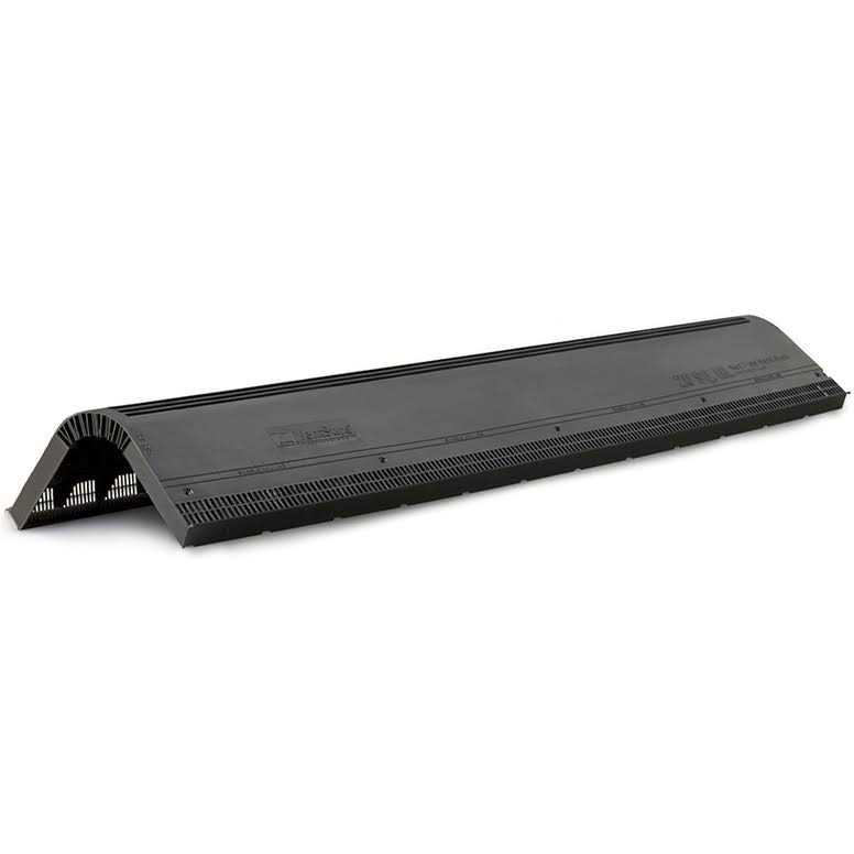 Owens Corning VentSure 15-in x 48-in Black Plastic Stick Roof Ridge Vent - Zenithce