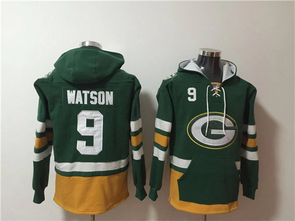 Green Bay Packers #9 Christian Watson Green Ageless Must-Have Lace-Up Pullover Hoodie - Zenithce