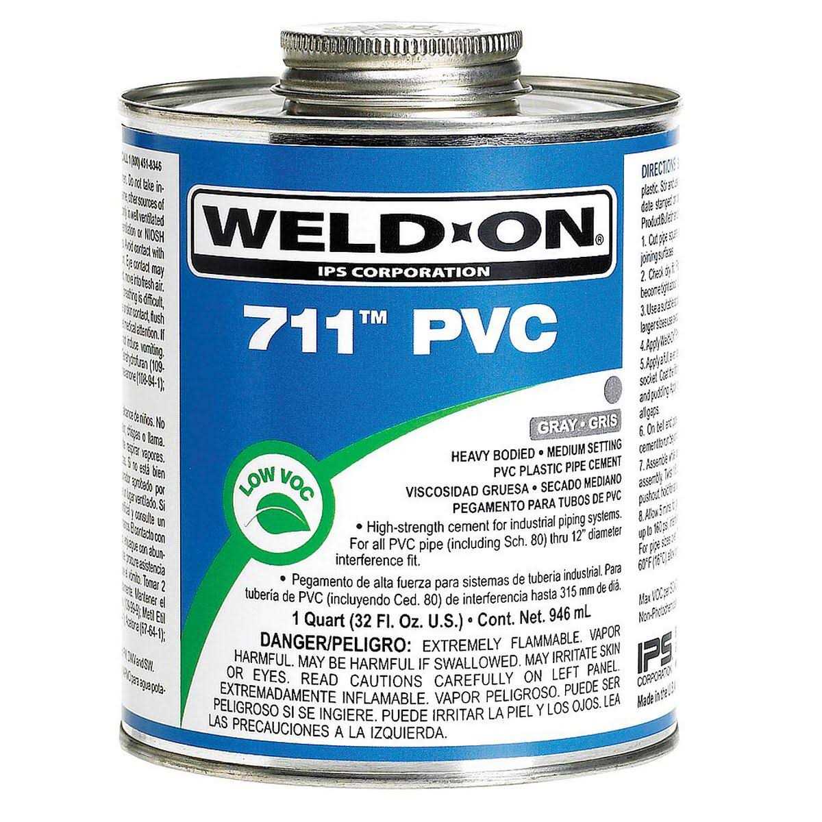 Weld-On 773 Black Solvent Cement For ABS 16 oz - Zenithce