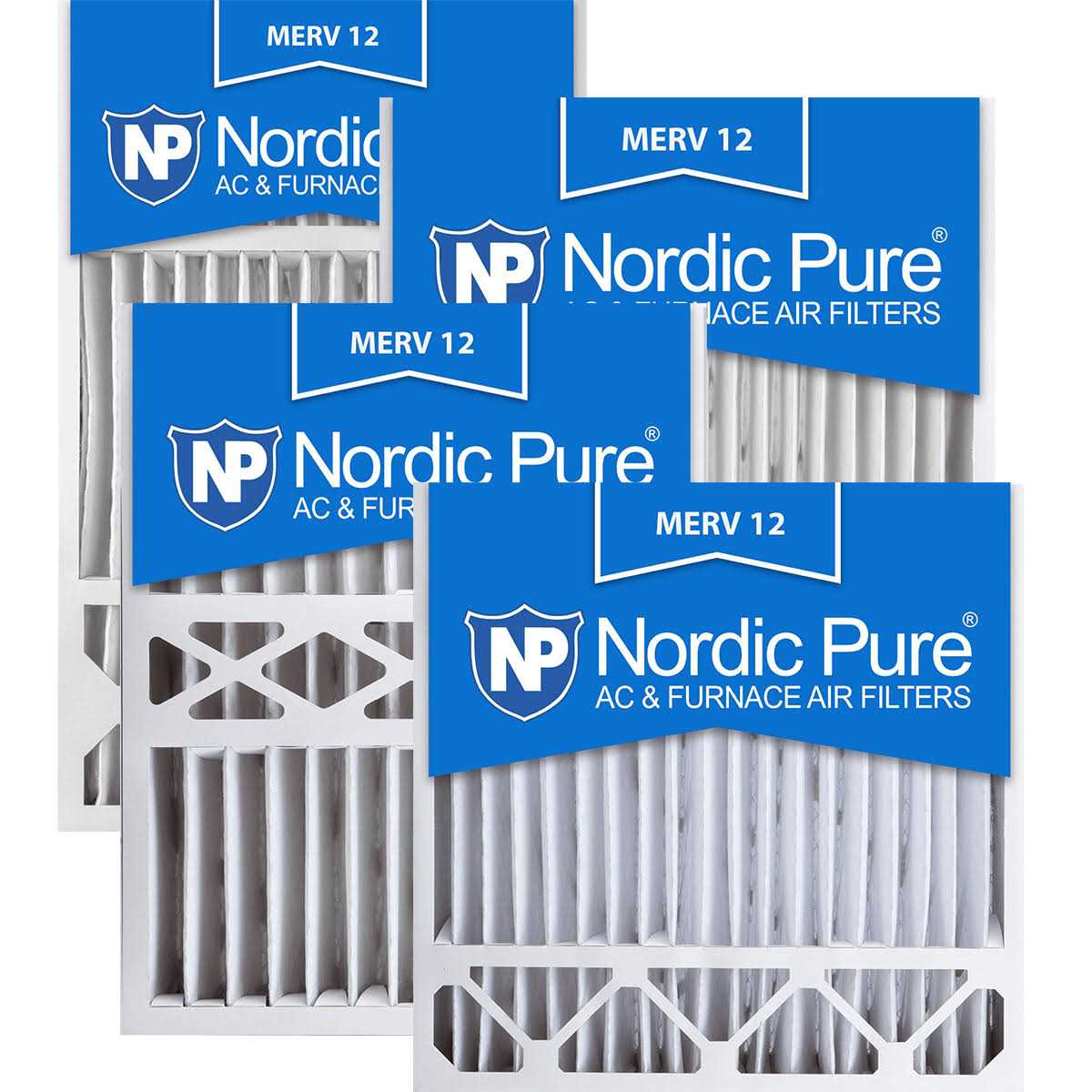 Nordic Pure MERV Pleated Plus Carbon AC Furnace Air Filters - Zenithce
