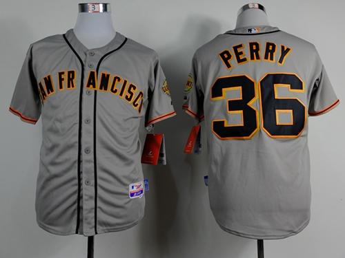 Giants #36 Gaylord Perry Grey Road Cool Base Stitched Jersey - Zenithce