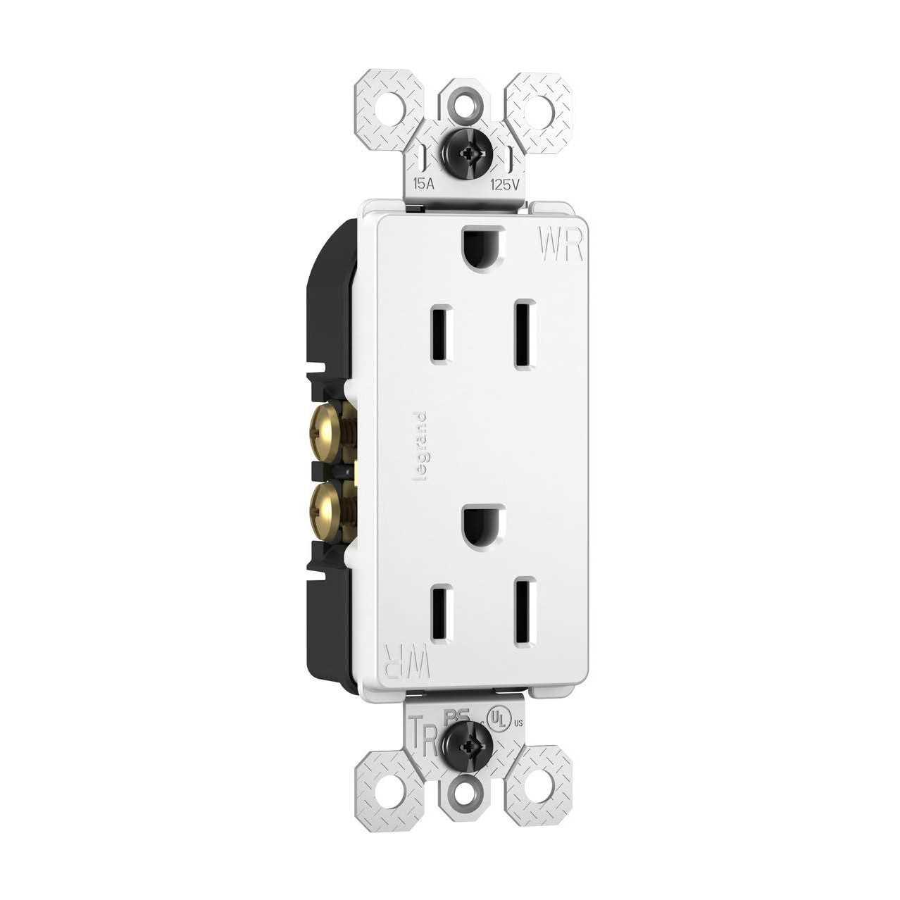 Legrand Radiant 1-Gang Screwless Rocker Wall Plate White RWP26W - Zenithce