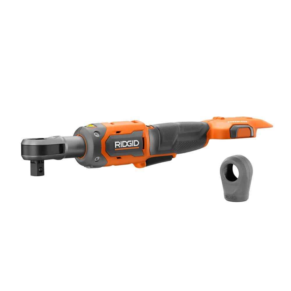 RIDGID 18V Brushless Cordless Ratchet 2.0 Ah Battery and Charger - Zenithce